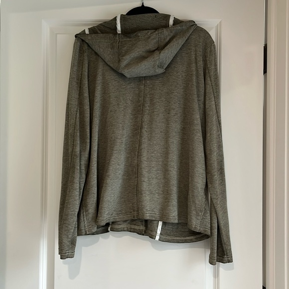 Green-Gray Hooded Jacket - Picture 2 of 2